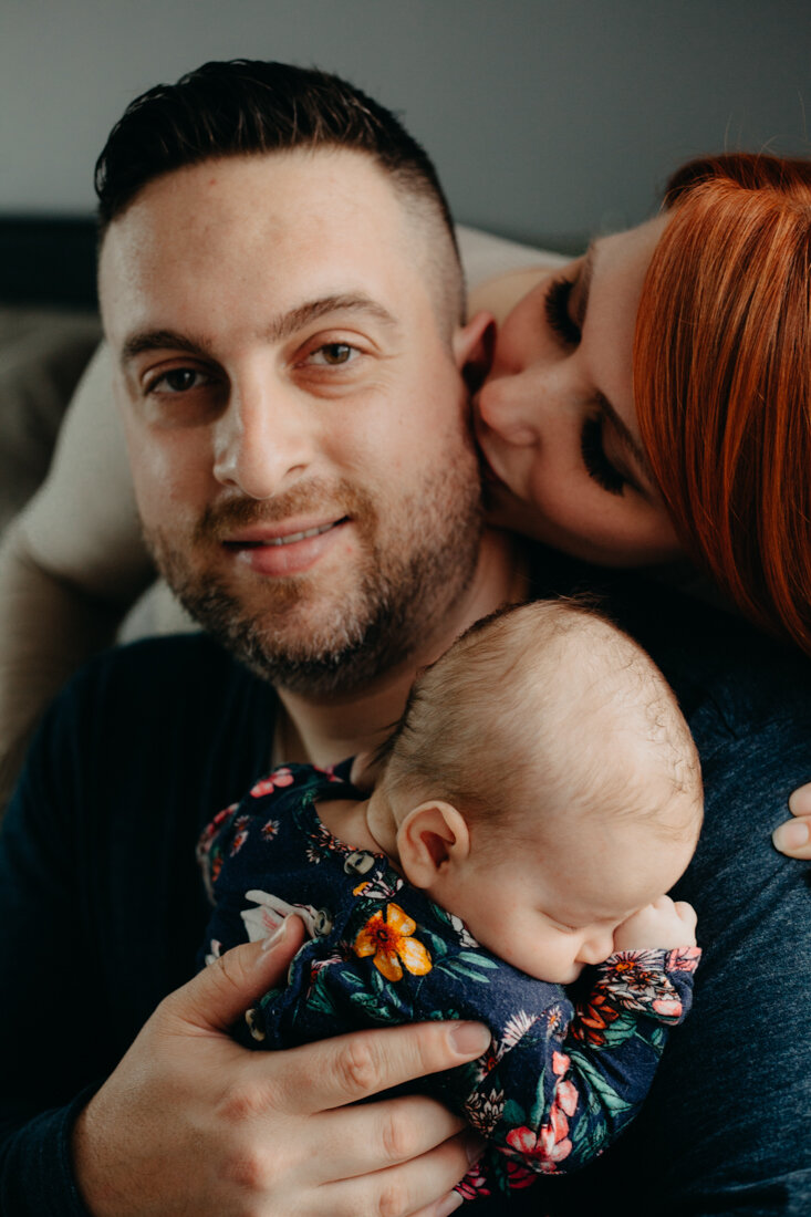 Adams Family In Home Newborn Session | Marietta, GA | Exploring North GA Photography 